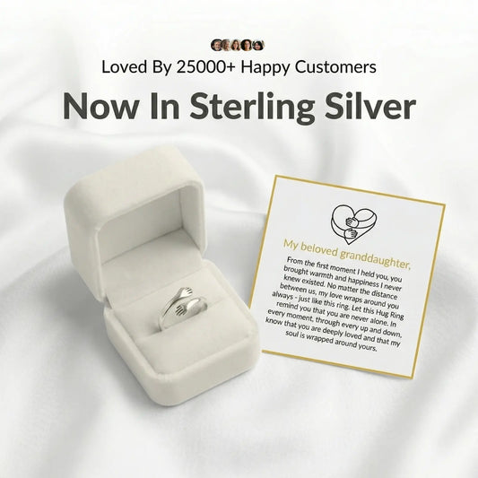 Sterling Silver Hug Ring Upgrade (Replaces Original Rings)